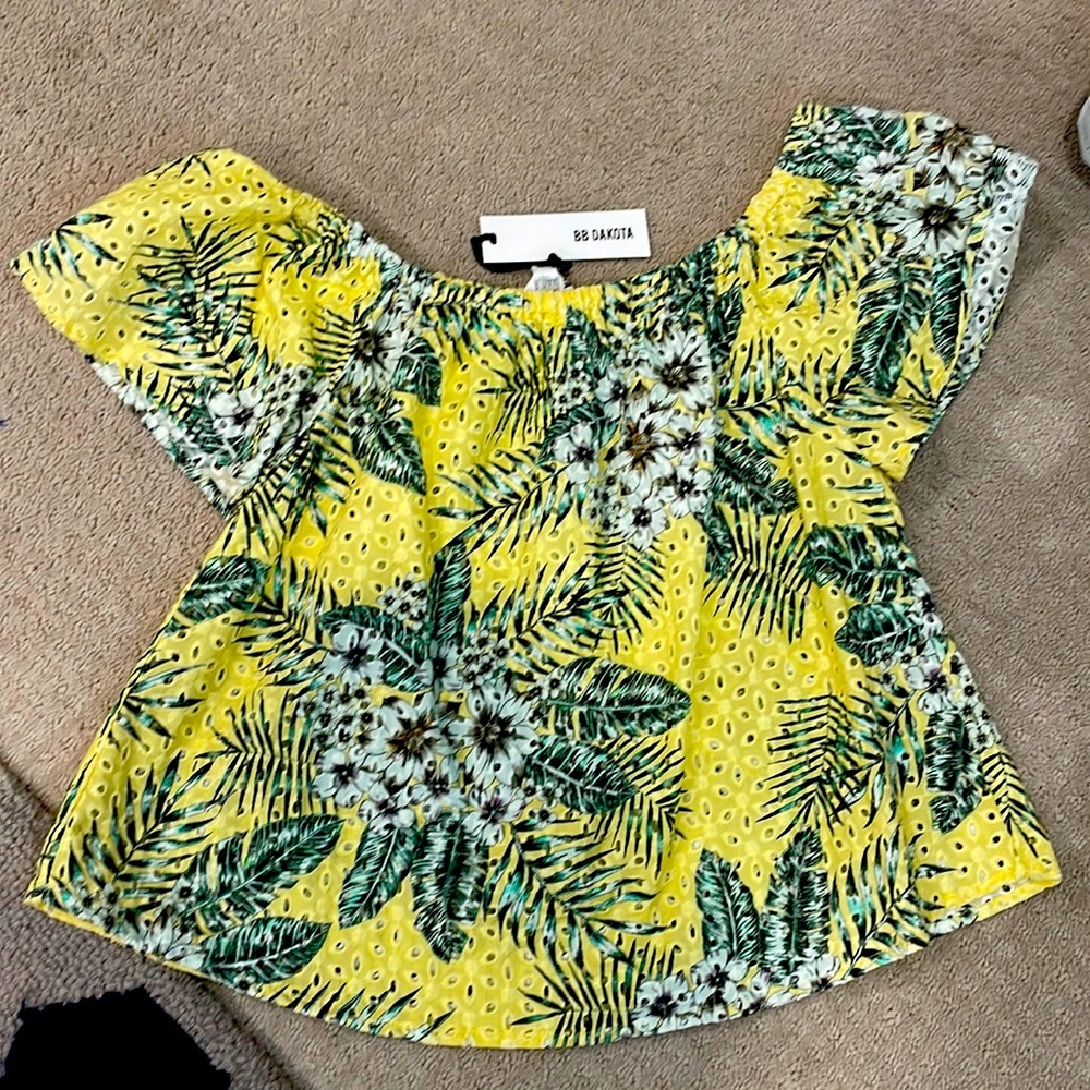 BNWT BB Dakota off the shoulder top